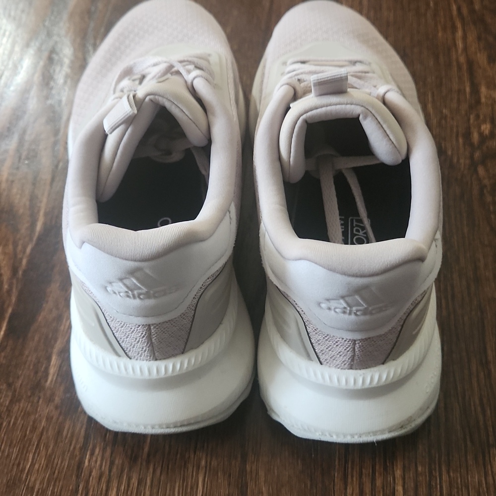 Adidas  Wonder Beige White Mesh Running Sneaker Size 8.5 - Picture 3 of 8